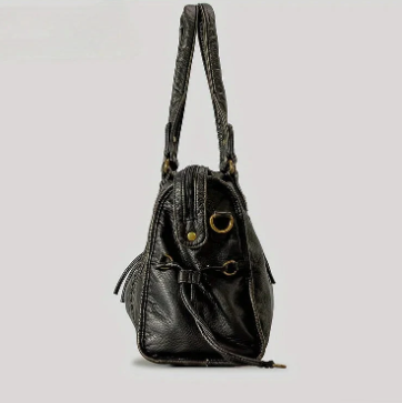 Large Vintage Multi‑Pocket Laptop Tote Handbag