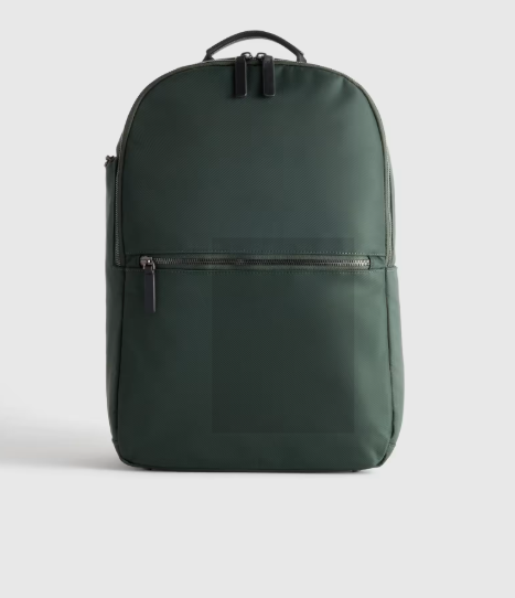Slim Water‑Repellent Nylon Travel Laptop Backpack