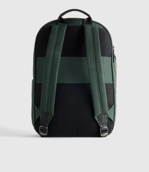Slim Water‑Repellent Nylon Travel Laptop Backpack