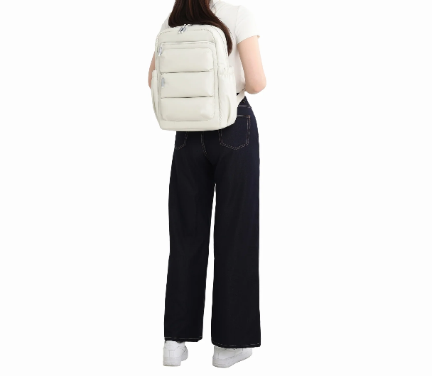 Soft Quilted Medium Travel Laptop Backpack